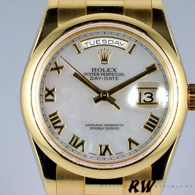 Mother of Pearl Roman Numeral Dial Date