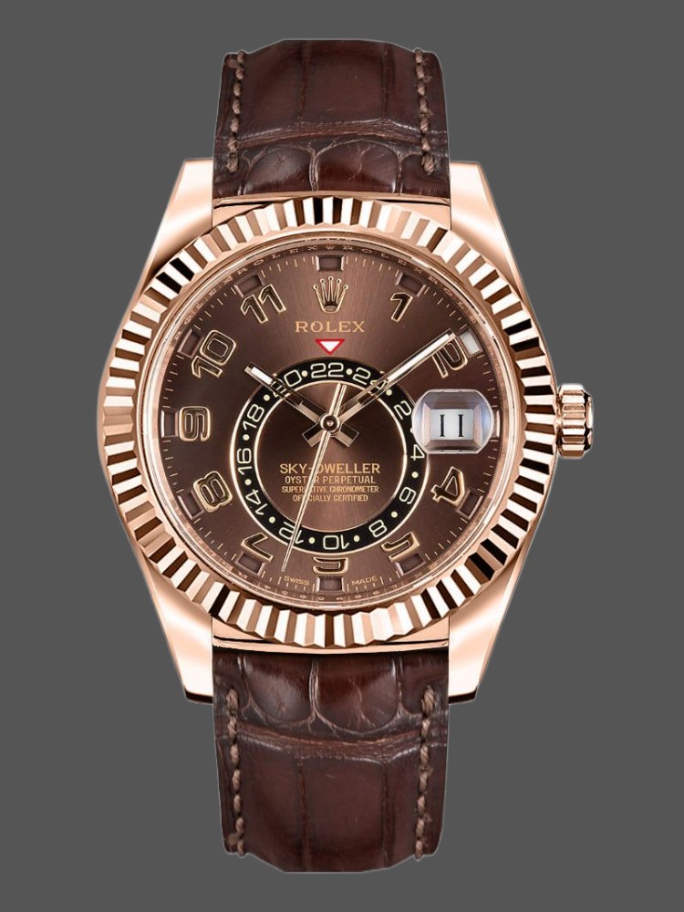 Chocolate Sunray Arabic Dial