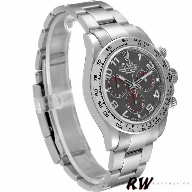 Gray Arabic Dial White Gold 40mm Men