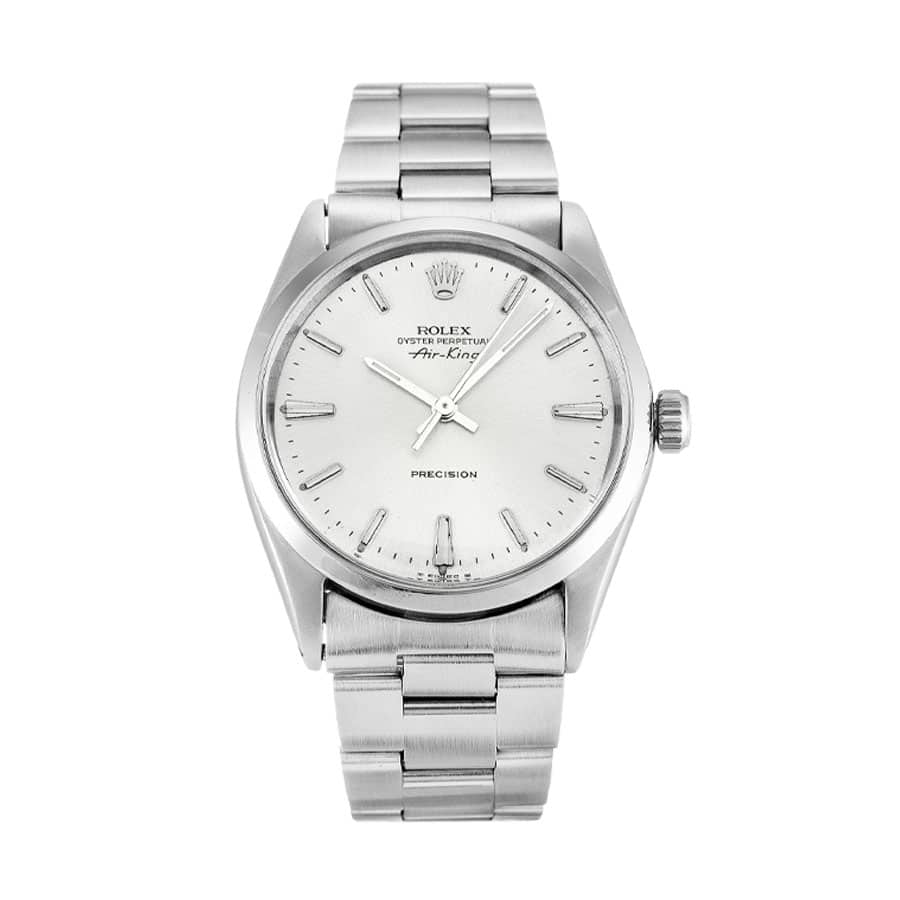 White Dial Stainless Steel 34mm Unisex