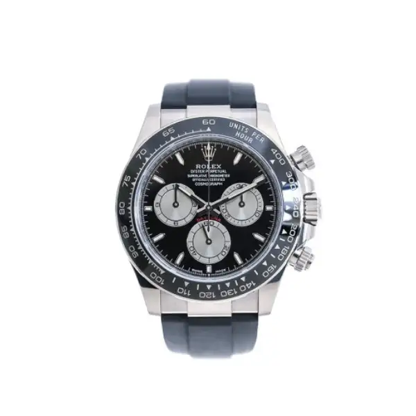 Black Dial White Gold 40mm Men