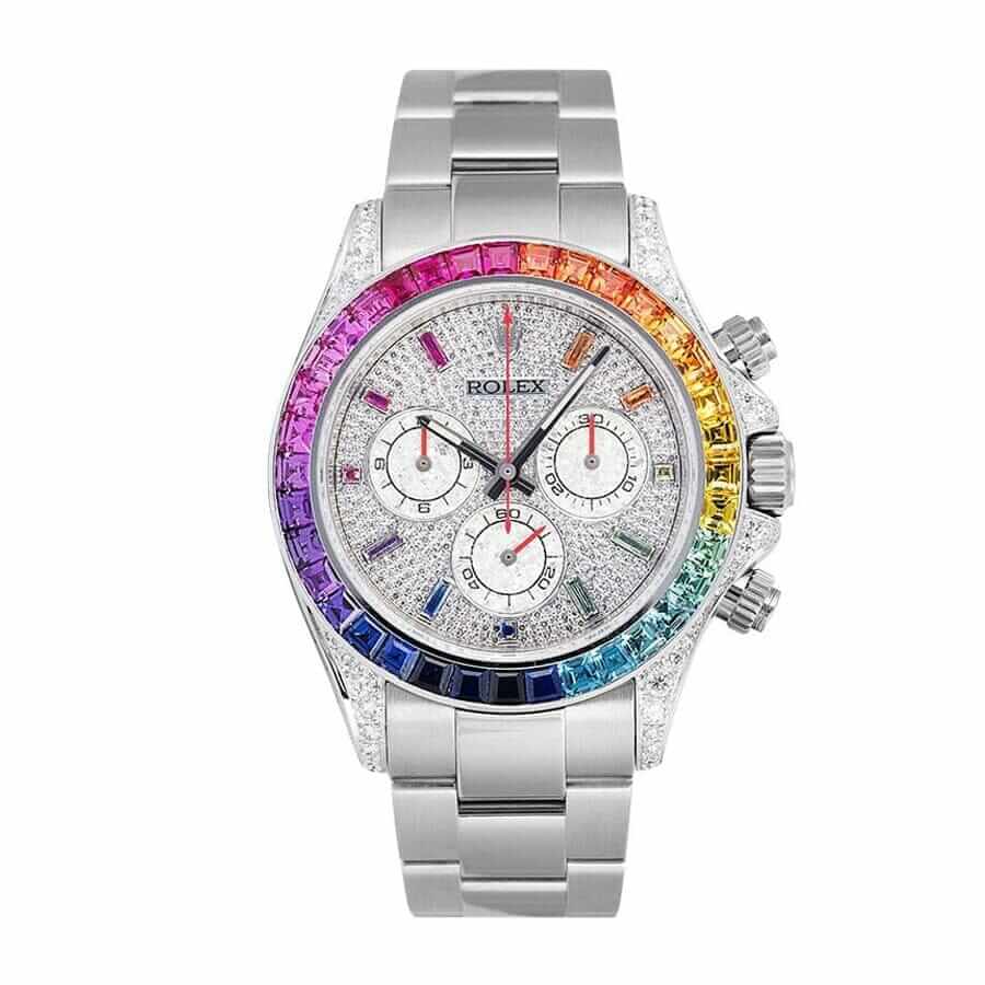 Rainbow Dial Yellow Gold 40mm Men