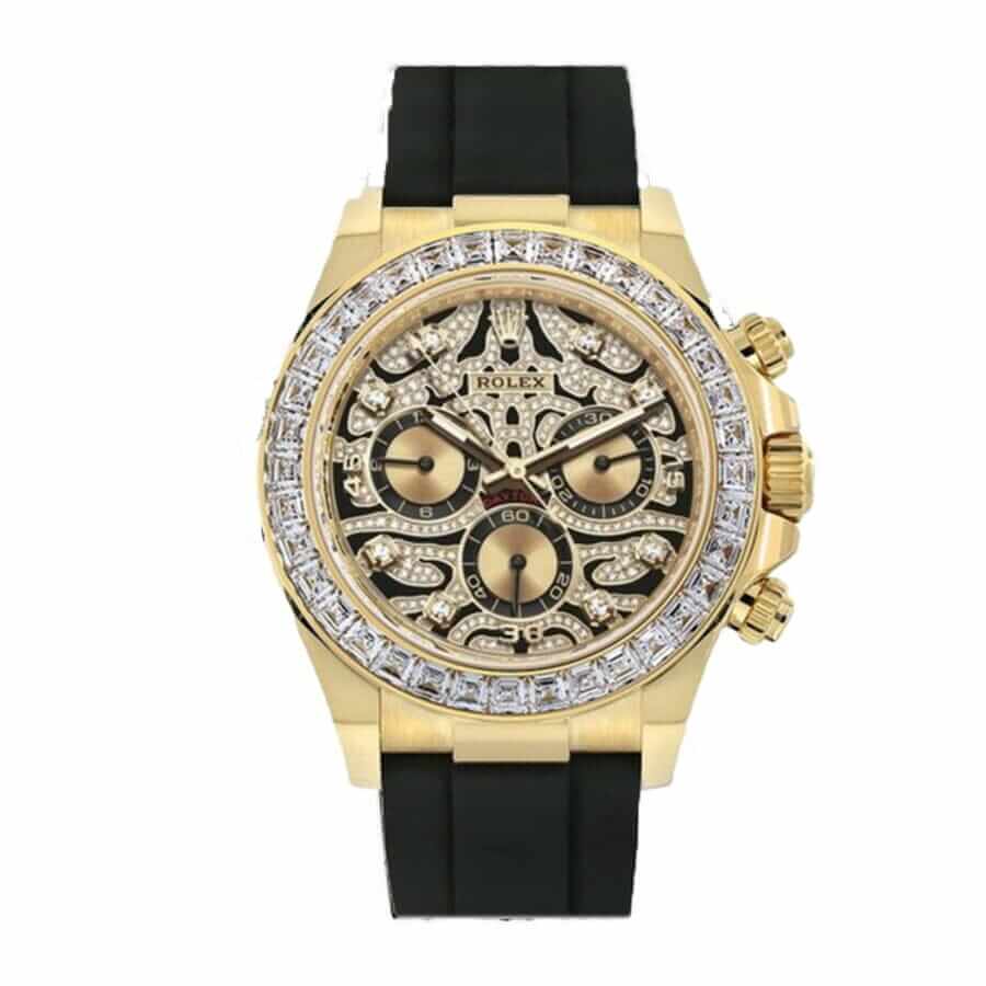 Tiger Eye Dial Yellow Gold 40mm Men