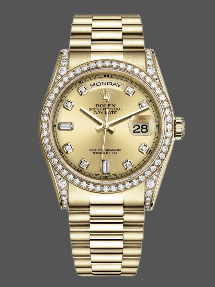 Yellow Gold Champagne Dial