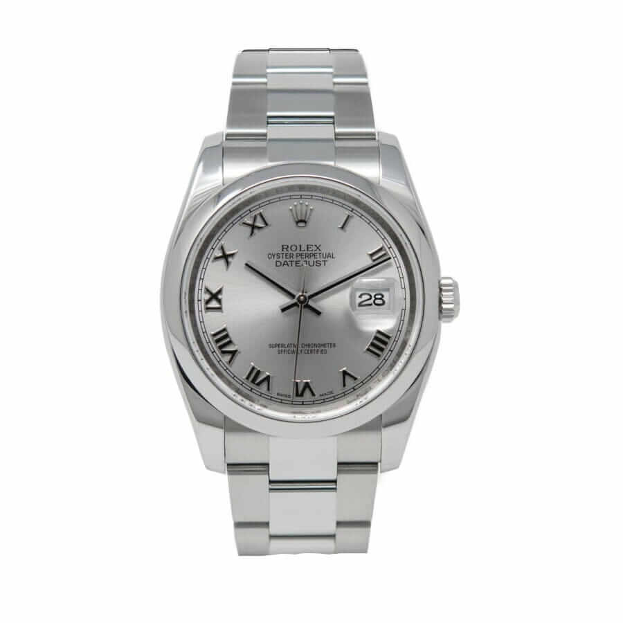 White Dial Stainless Steel 41mm Men