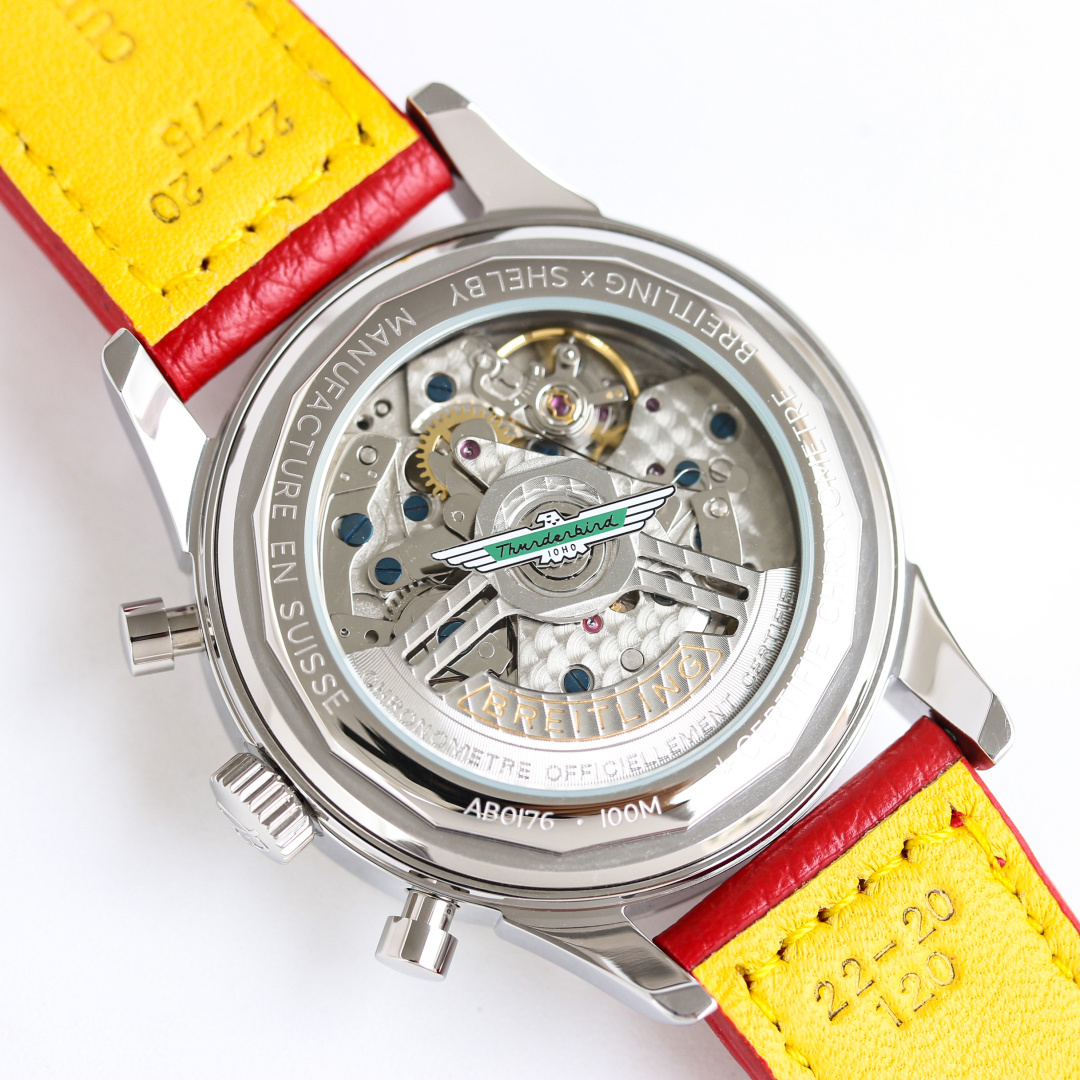 Vintage Racing Chronograph | 42mm Stainless Steel Case Clean White Stick Marker
