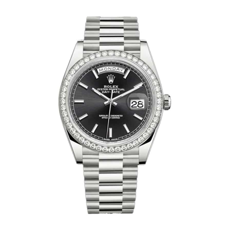 Black Dial Rose Gold 40mm Men