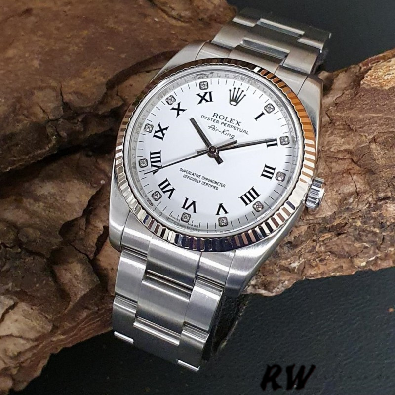White Diamond Dial Date