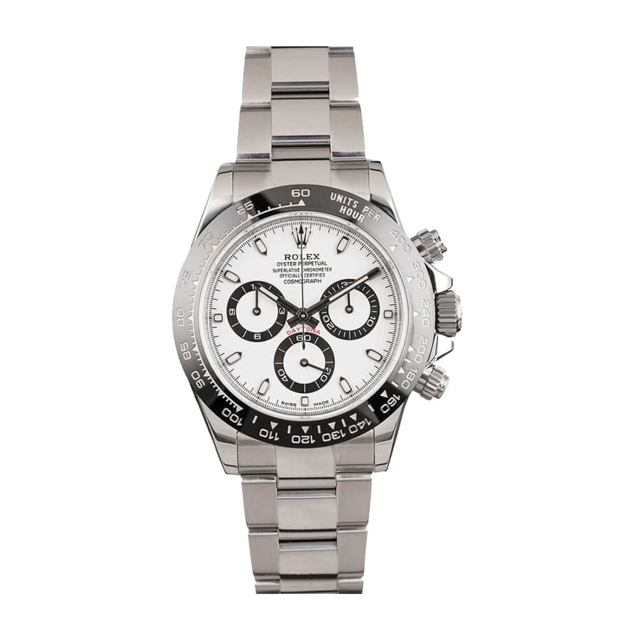 White Dial Ceramic Bezel Two-Tone 40mm Men