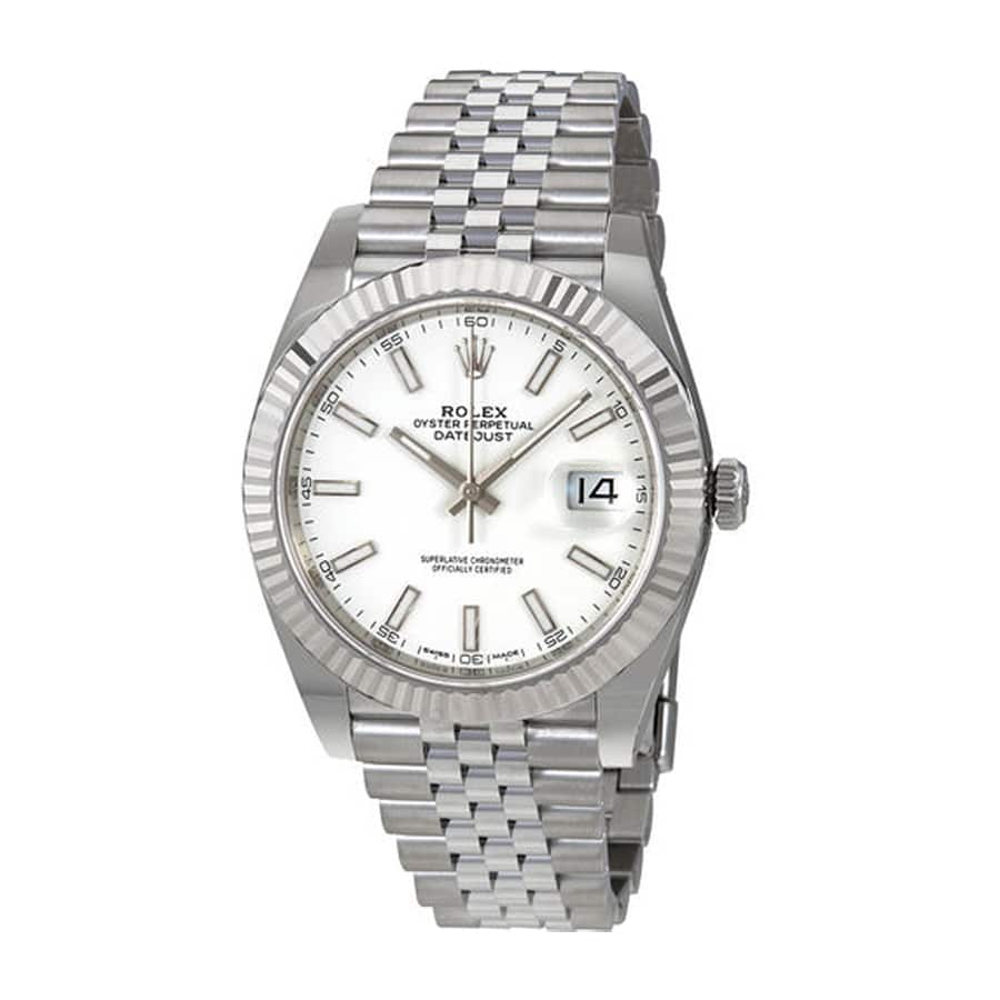 White Dial Jubilee Two-Tone 41mm Men