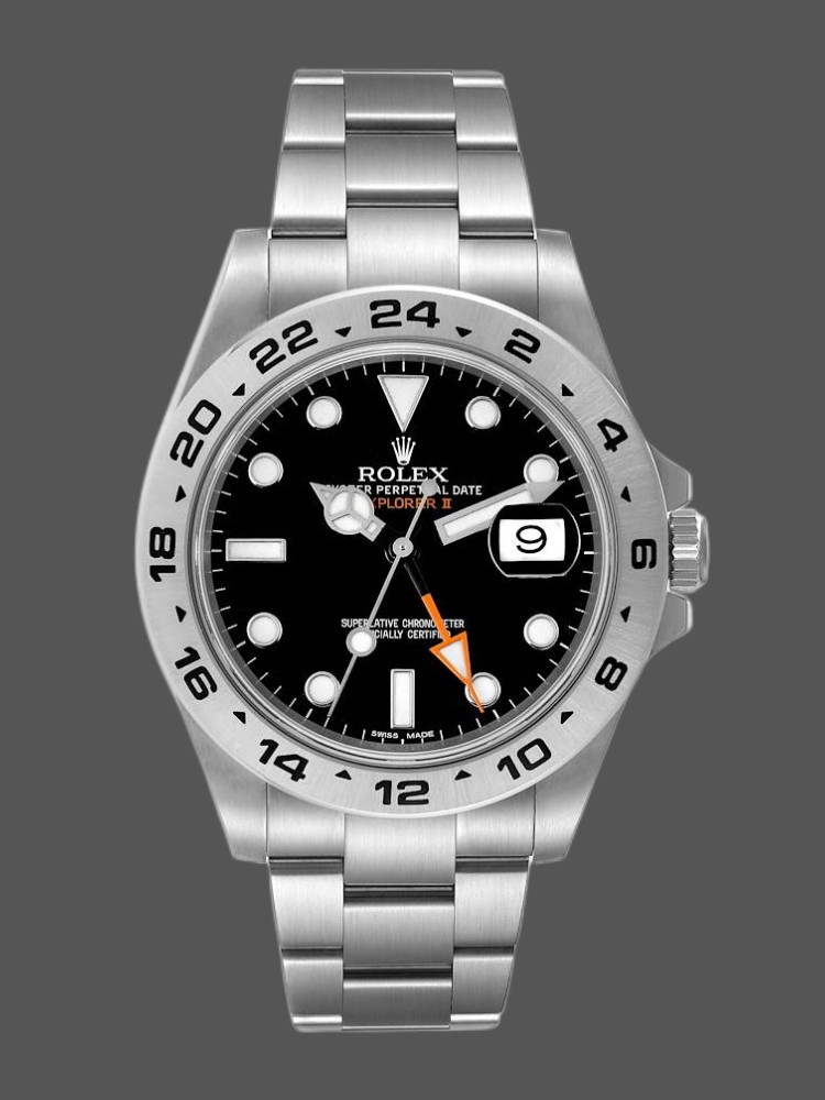 Stainless Steel Black Dial