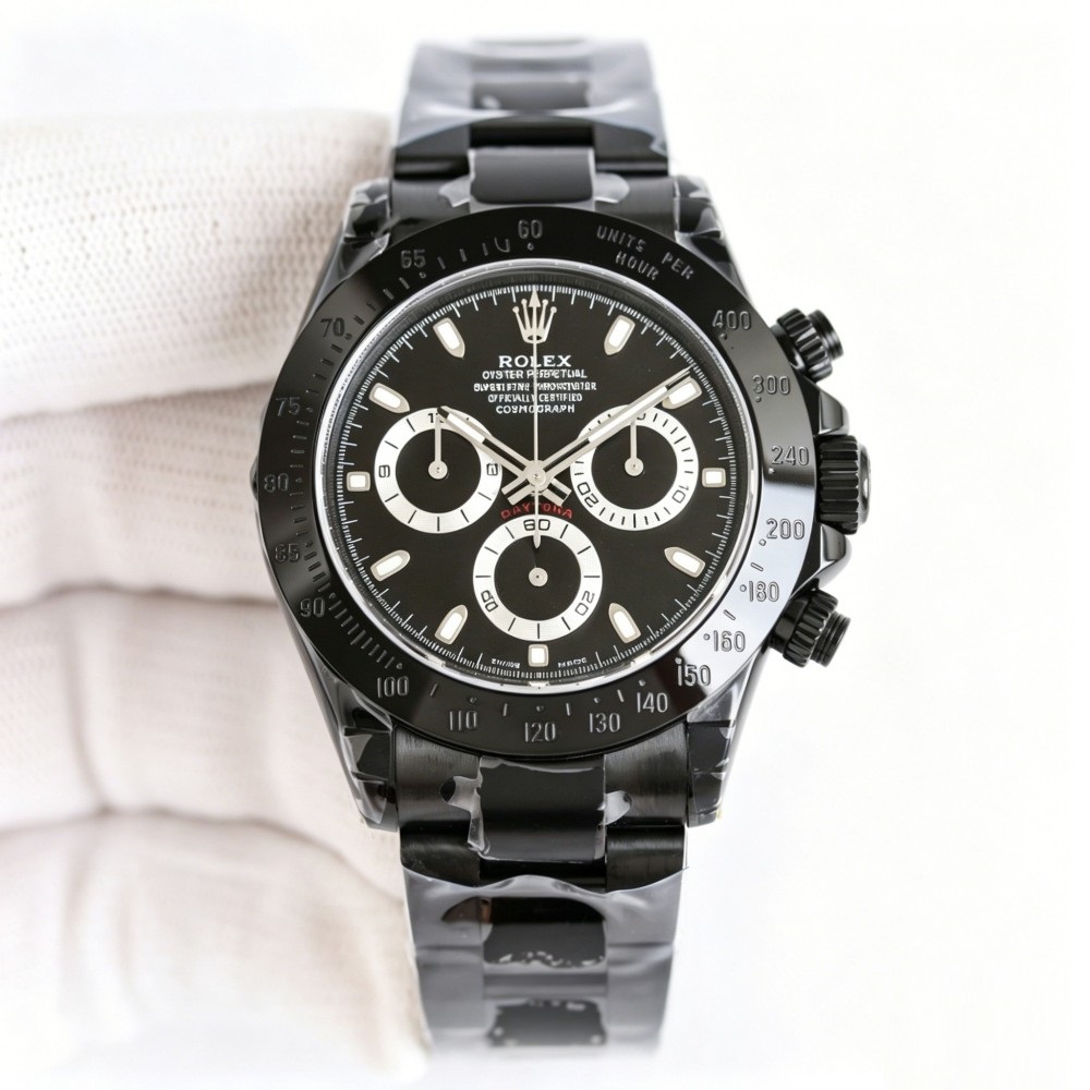 Inverted Contrast Racing Chronograph 40mm | Black Ceramic Bezel