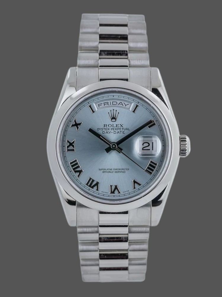 Platinum Ice Blue Dial
