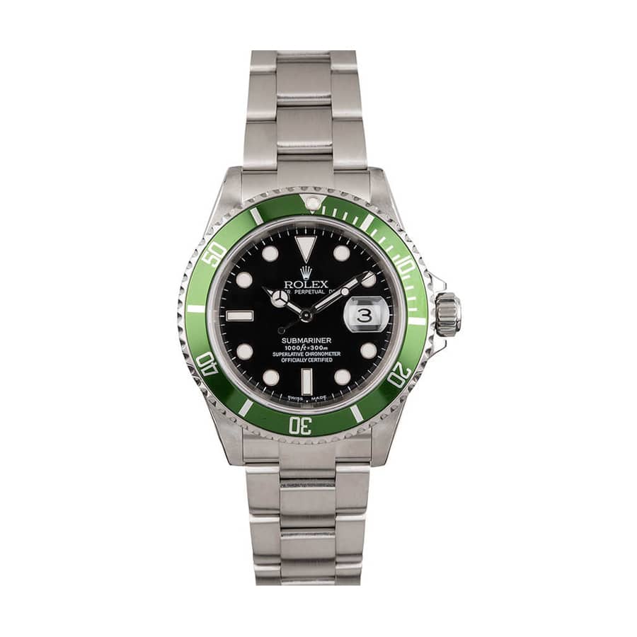 Black Dial Stainless Steel 41mm Men