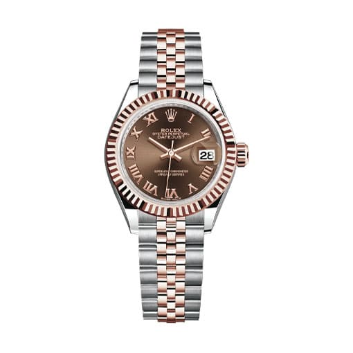 Chocolate Dial Everose Gold 28mm Lady