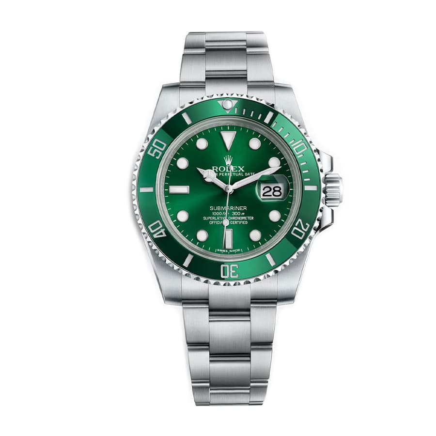 Green Dial Stainless Steel 40mm Men