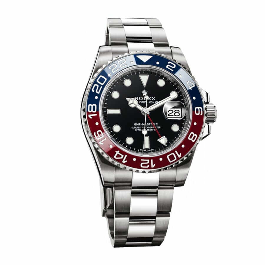 Pepsi Bezel White Gold 40mm Men