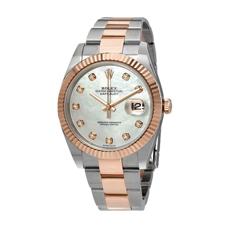 Mother Of Pearl Dial Rose Gold 41mm Men