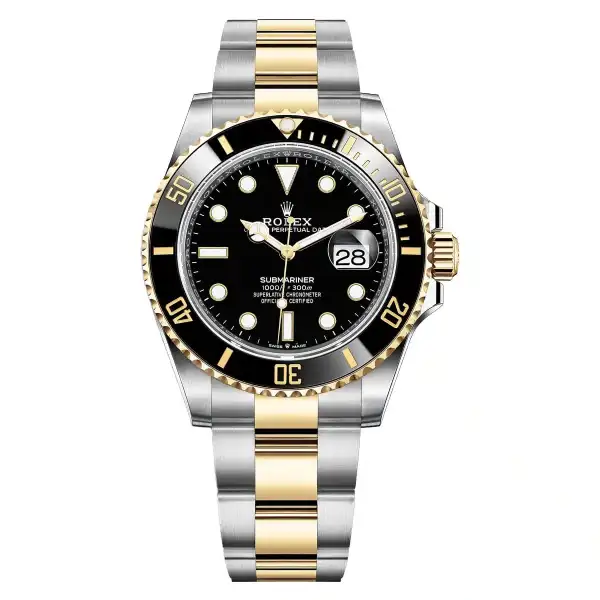 Black Dial Two-Tone 41mm Men
