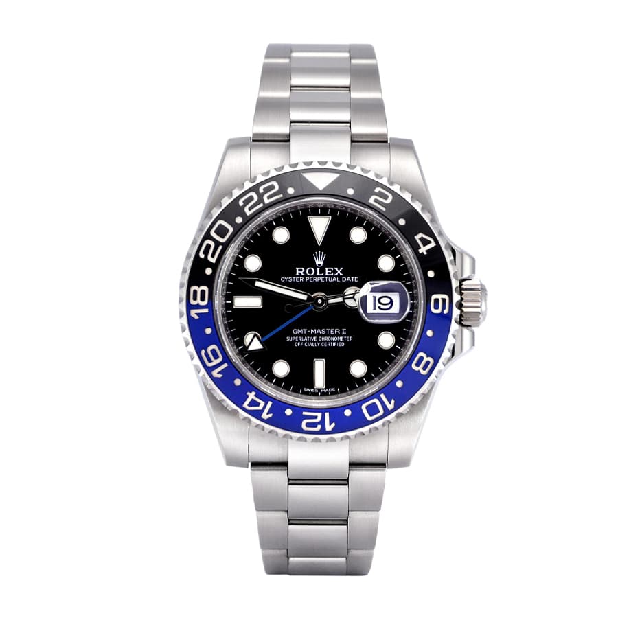 Black Dial Batman Bezel Stainless Steel 40mm Men