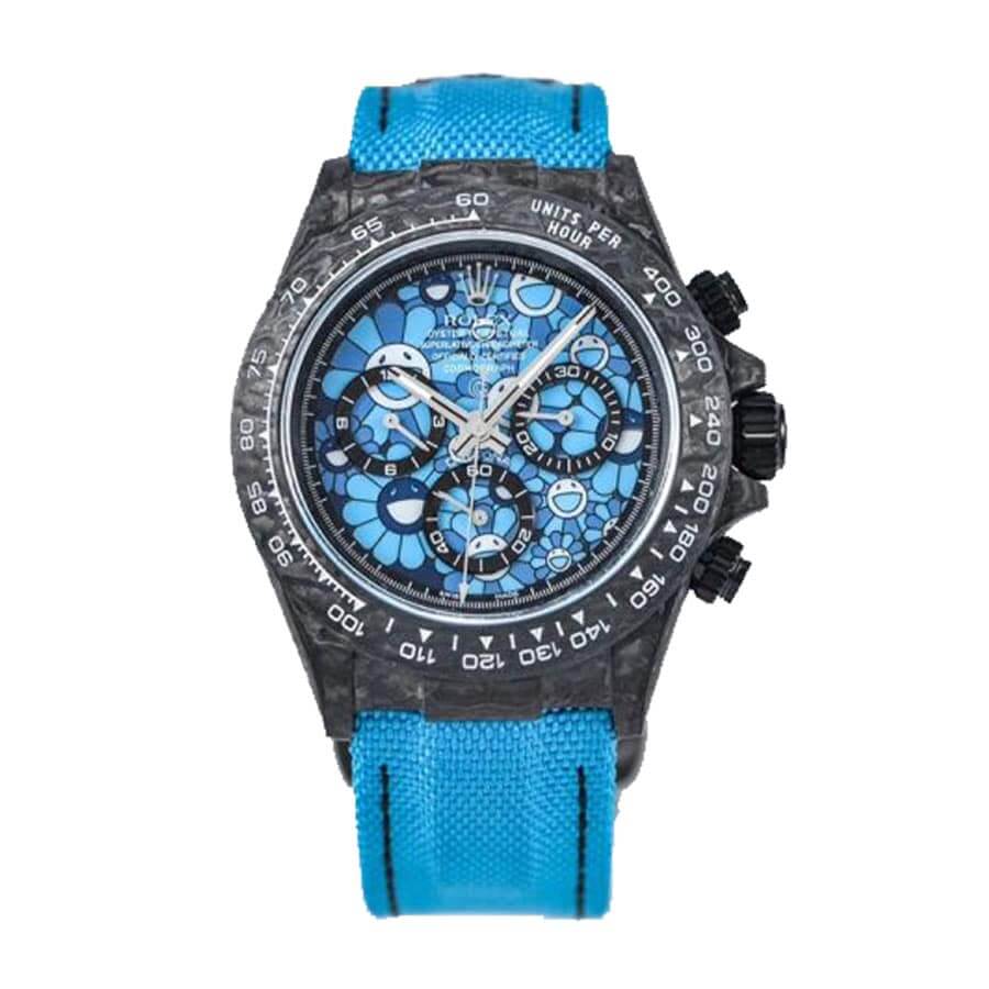 Blue Sunflower Dial Yellow Gold 40mm Men