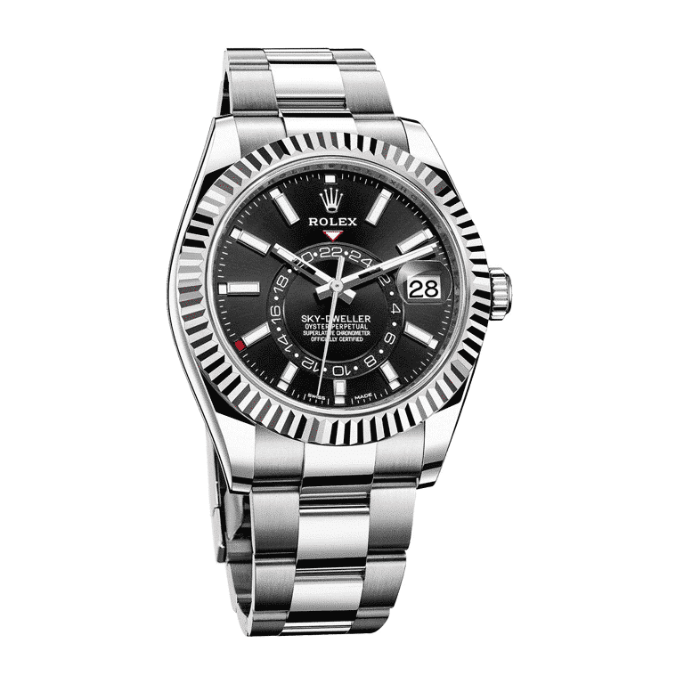 Black Dial Oystersteel Red & Blue Bezel 42mm Men
