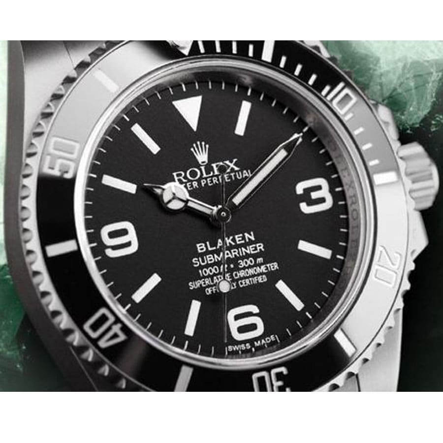 Black Dial Stainless Steel 40mm Men
