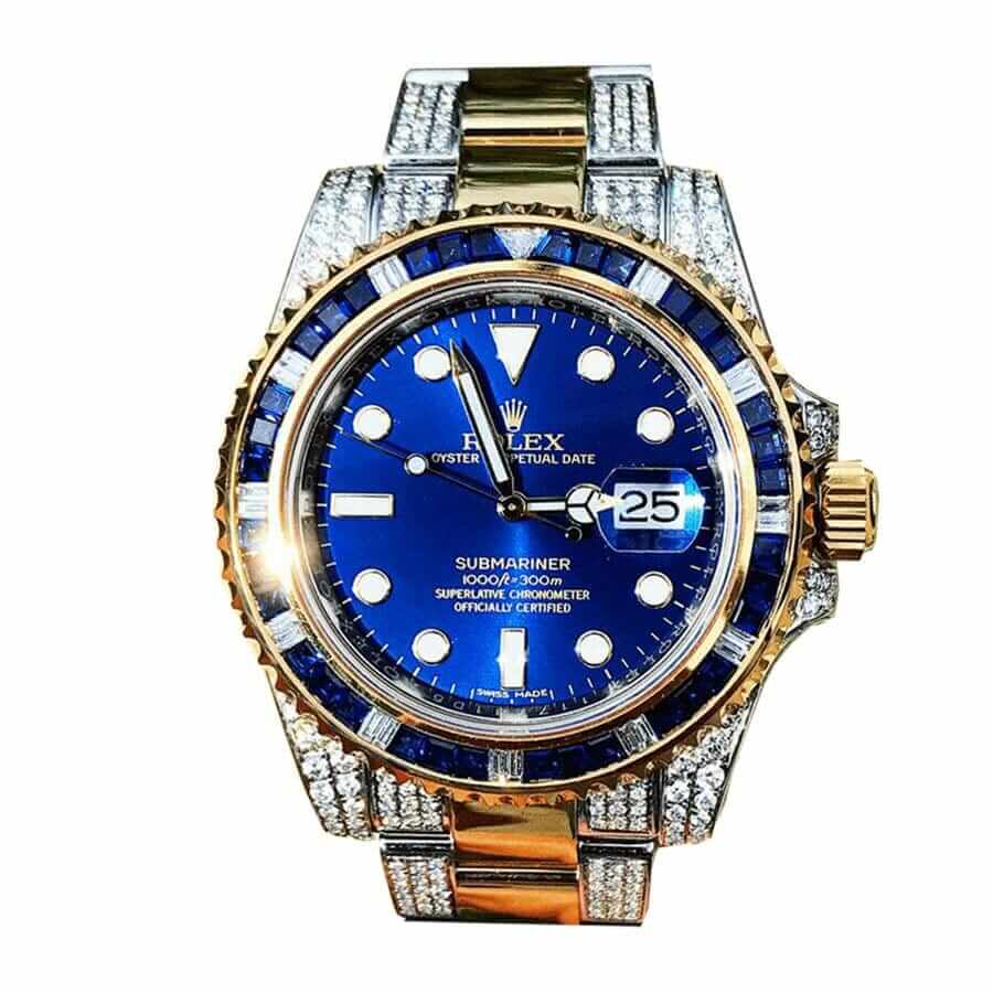 Blue Dial White Gold 40mm Men