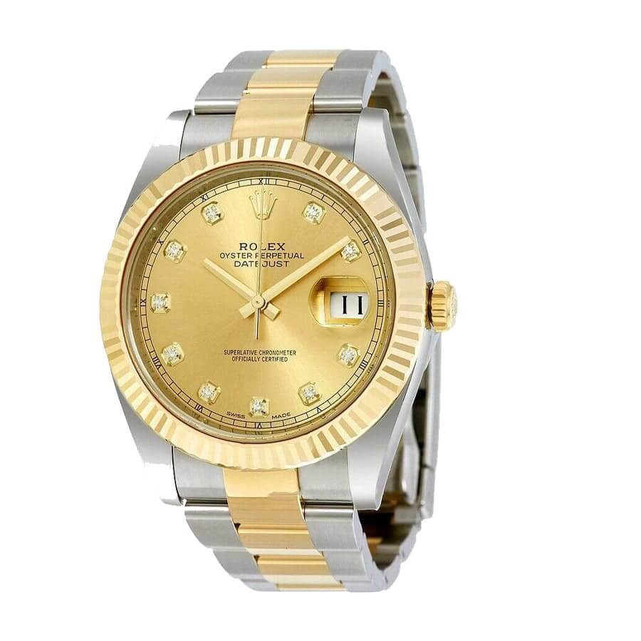 Champagne Dial Two-Tone 41mm Men