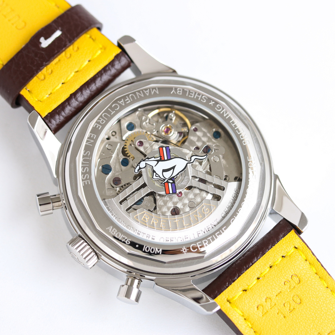 Vintage Racing Chronograph | 42mm Stainless Steel Case Racing Green Stick Marker