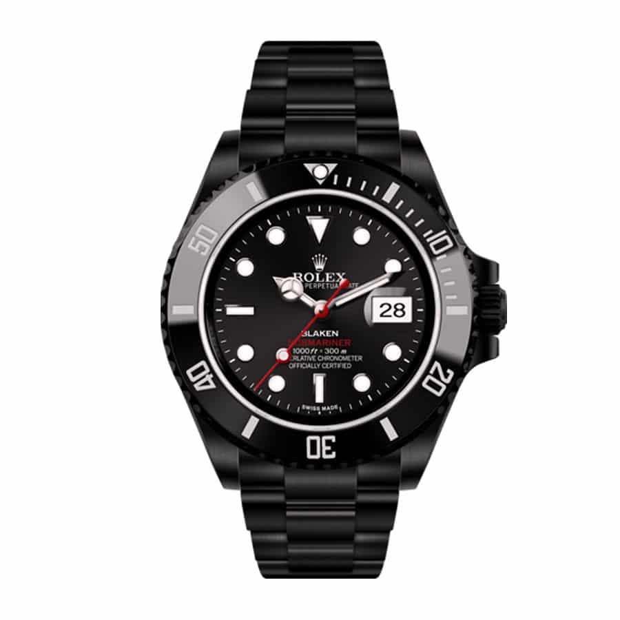 Black Dial Stainless Steel 41mm Men