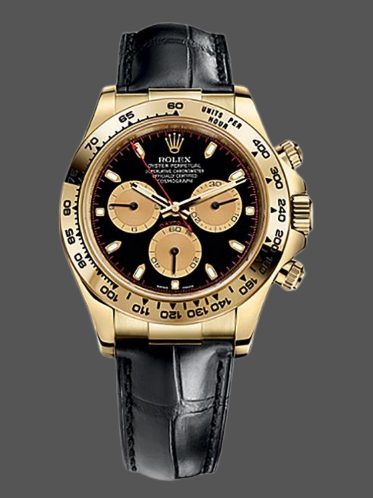 Black And Champagne Dial Chronograph 40mm Mens