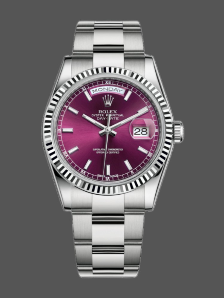 Cherry Dial White Gold Date