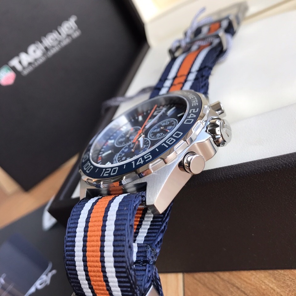 Monaco Bay Racer Chronograph - NATO Edition