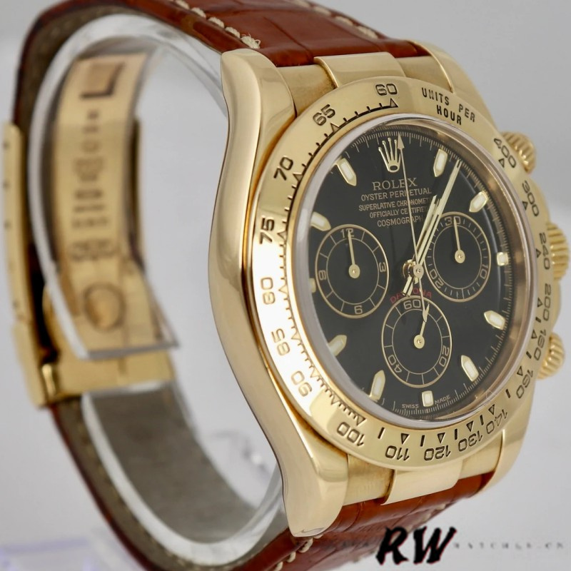 Brown Leather Strap Chronograph 40mm Mens