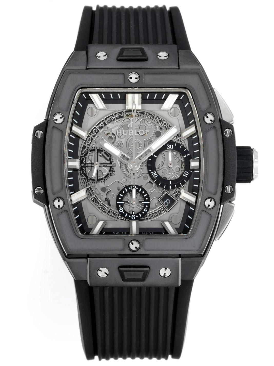 The Phantom Matte Black Ceramic Racing Chronograph