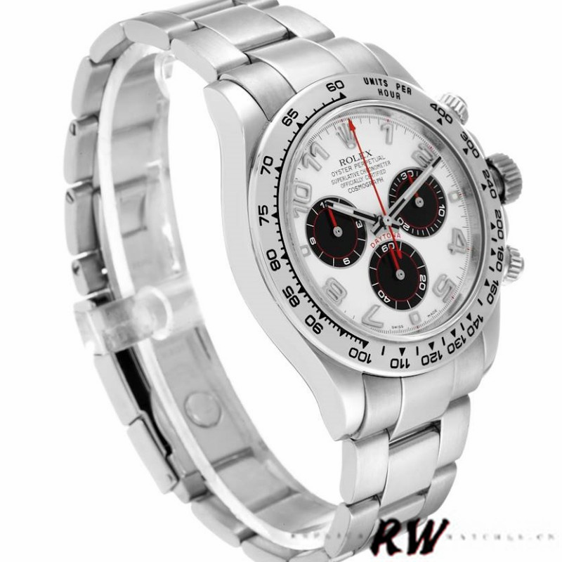 White Arabic Dial White Gold 40mm Men