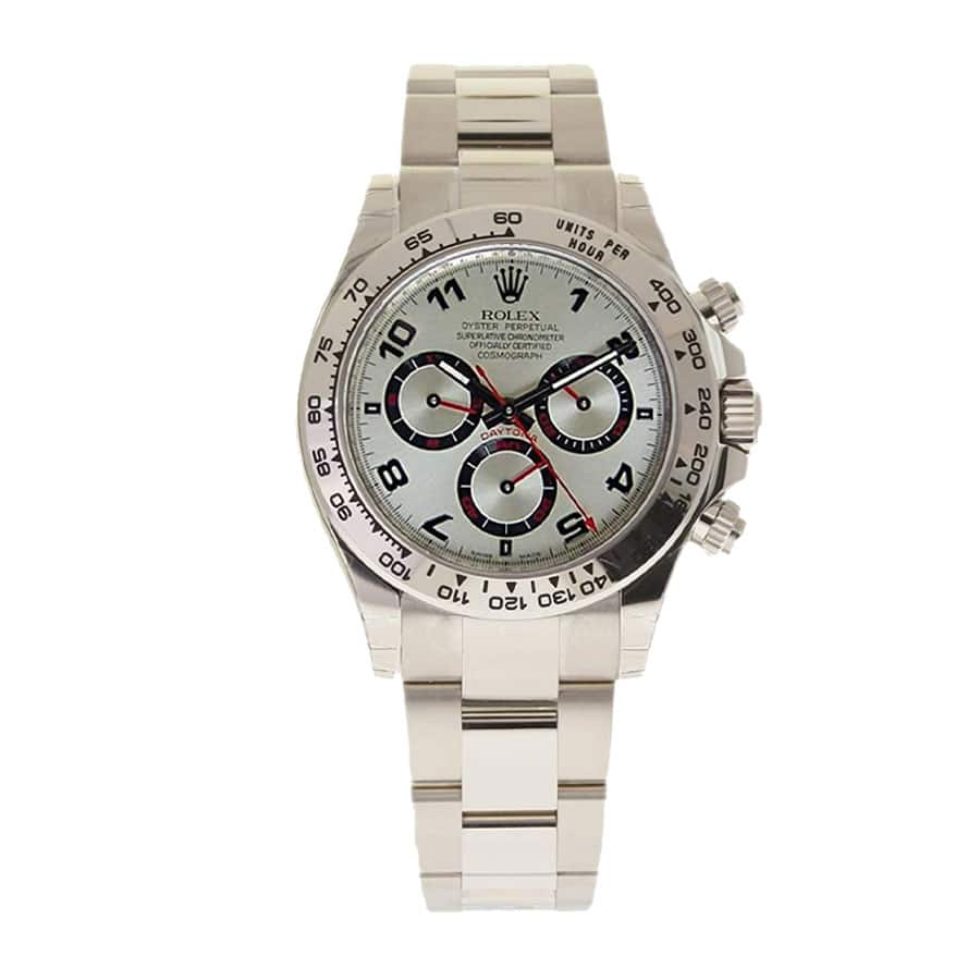Silver Dial White Gold 40mm Men