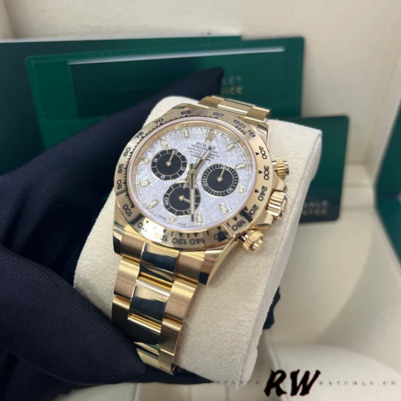 Meteorite Grey Dial Yellow Gold 40mm Men
