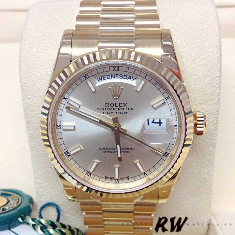 Silver Dial Fluted Bezel Date
