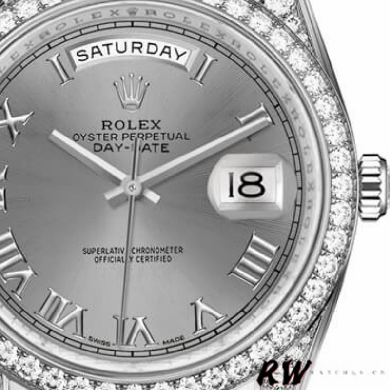 Rhodium Grey Roman Numeral Dial