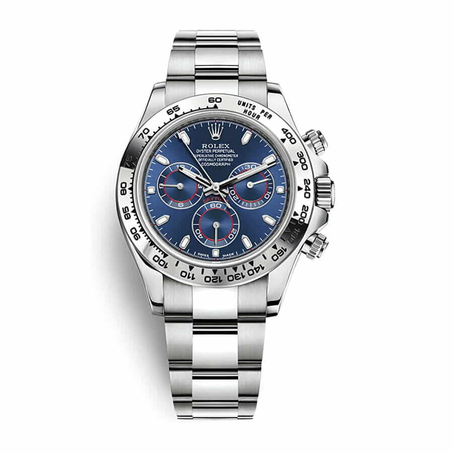 Blue Dial White Gold 40mm Men