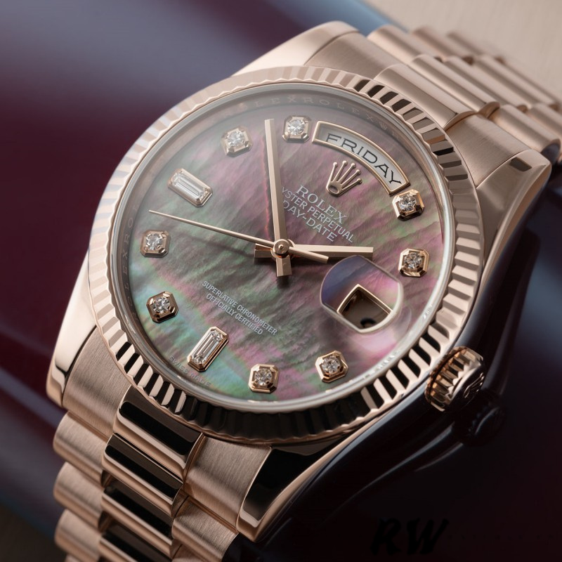 MOP Black Dial Date