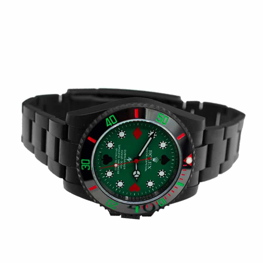 Green Dial Stainless Steel 40mm Men