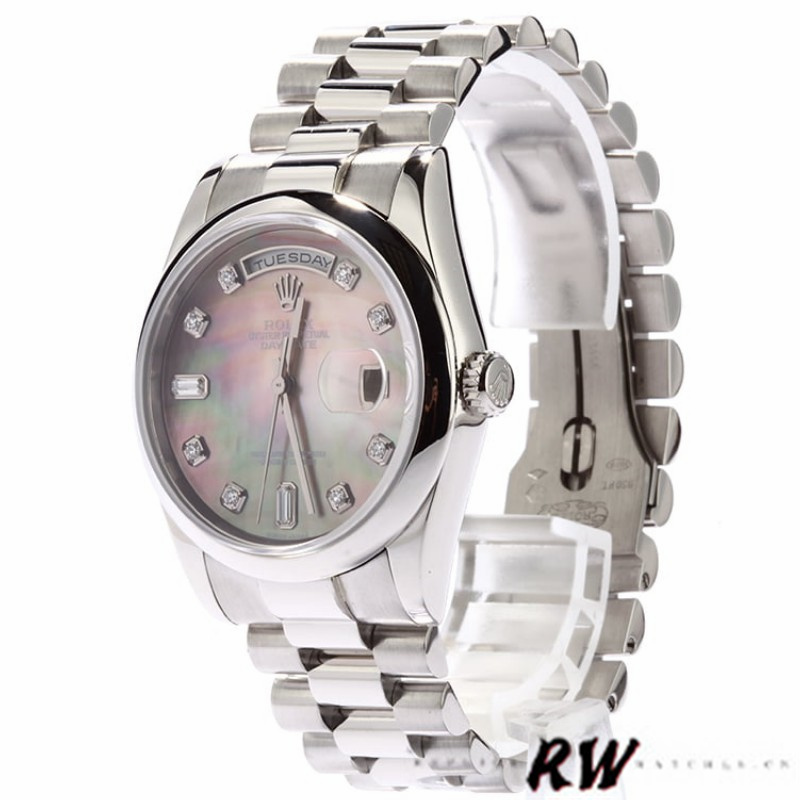 Mother of Pearl Black Dial Date