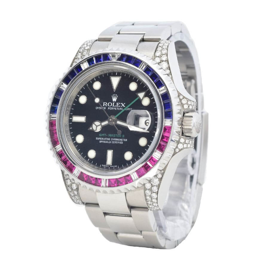 Diamond Bezel Fluted Bezel Yellow Gold 28mm Lady