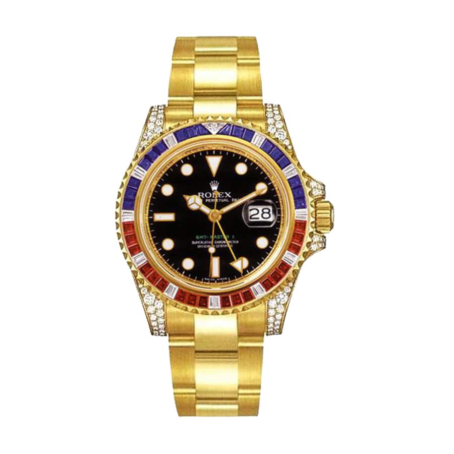 Yellow Gold Green Dial 40mm Men