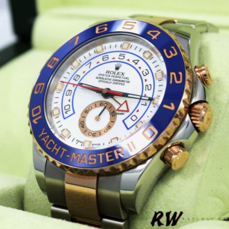 White Dial Sport Chronograph 44mm Mens