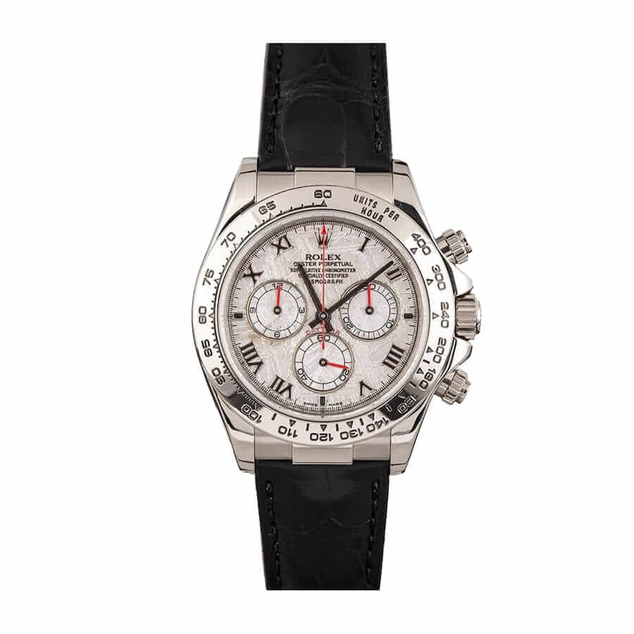 White Roman Dial White Gold 40mm Men