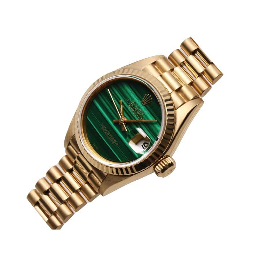 Malachite Dial Yellow Gold 28mm Lady